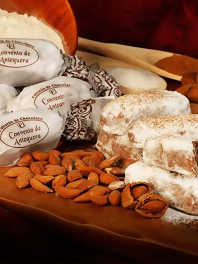 Polvoron de chocolate